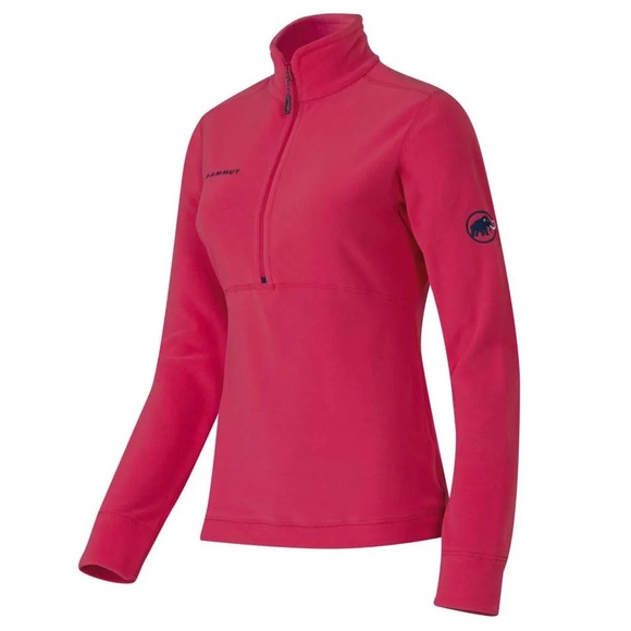 Mammut Jackets & Blazers - Mammut Yampa Half Zip Pullover Fleece Jacket Tecnopile Pink Womens Size Small